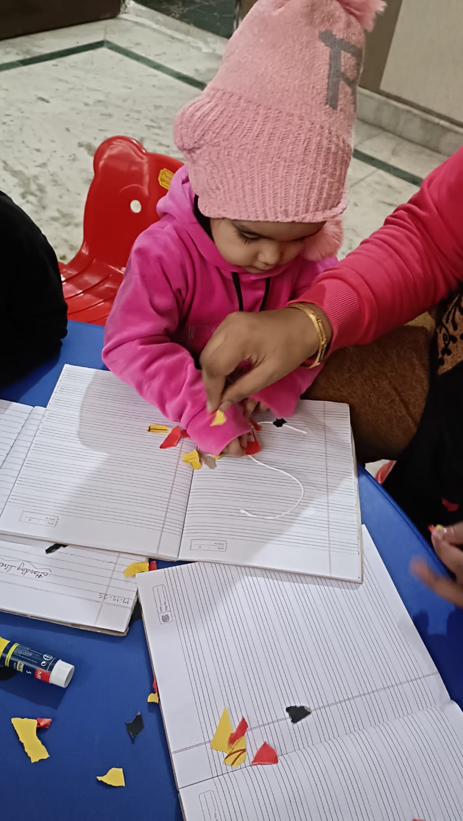 Academic learning at play school